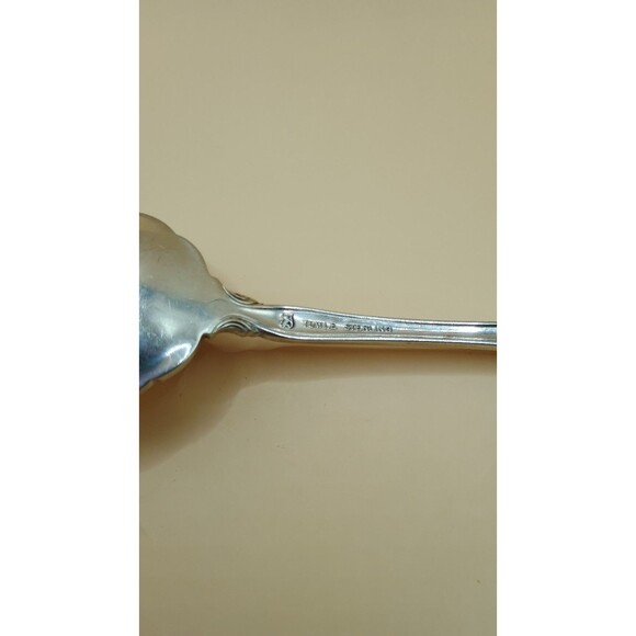 French Provincial by Towle Sterling Silver Rice Spoon Scalloped No Monogram - Picture 2 of 9